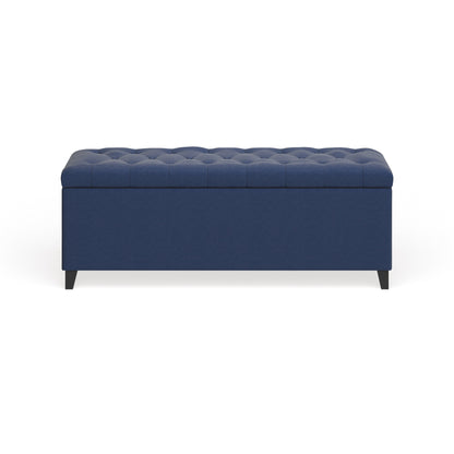 Banc de rangement rembourré à plateau capitonné Sasha de Madison Park