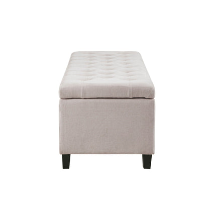 Banc de rangement rembourré à plateau capitonné Sasha de Madison Park