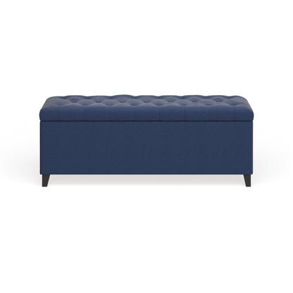 Banc de rangement rembourré à plateau capitonné Sasha de Madison Park