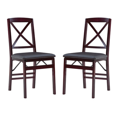 Chaise pliante Porch &amp; Den Espresso (lot de 2)