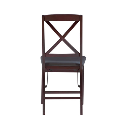 Chaise pliante Porch &amp; Den Espresso (lot de 2)