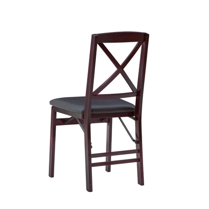 Chaise pliante Porch &amp; Den Espresso (lot de 2)