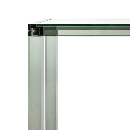 Console Safavieh Couture Camryn en acrylique transparent (60 l x 10 l x 30 h)
