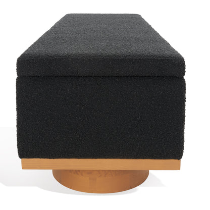 Banc de rangement SAFAVIEH Couture Sunneva Boucle - 61 po L x 20 po P x 19 po H - 61L x 20P x 19H