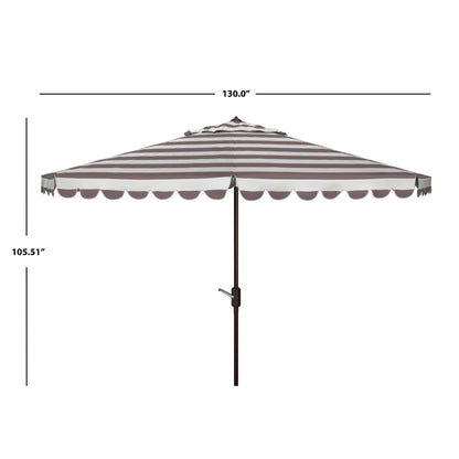 Parapluie rond à manivelle SAFAVIEH Outdoor Jaylee 11 pieds