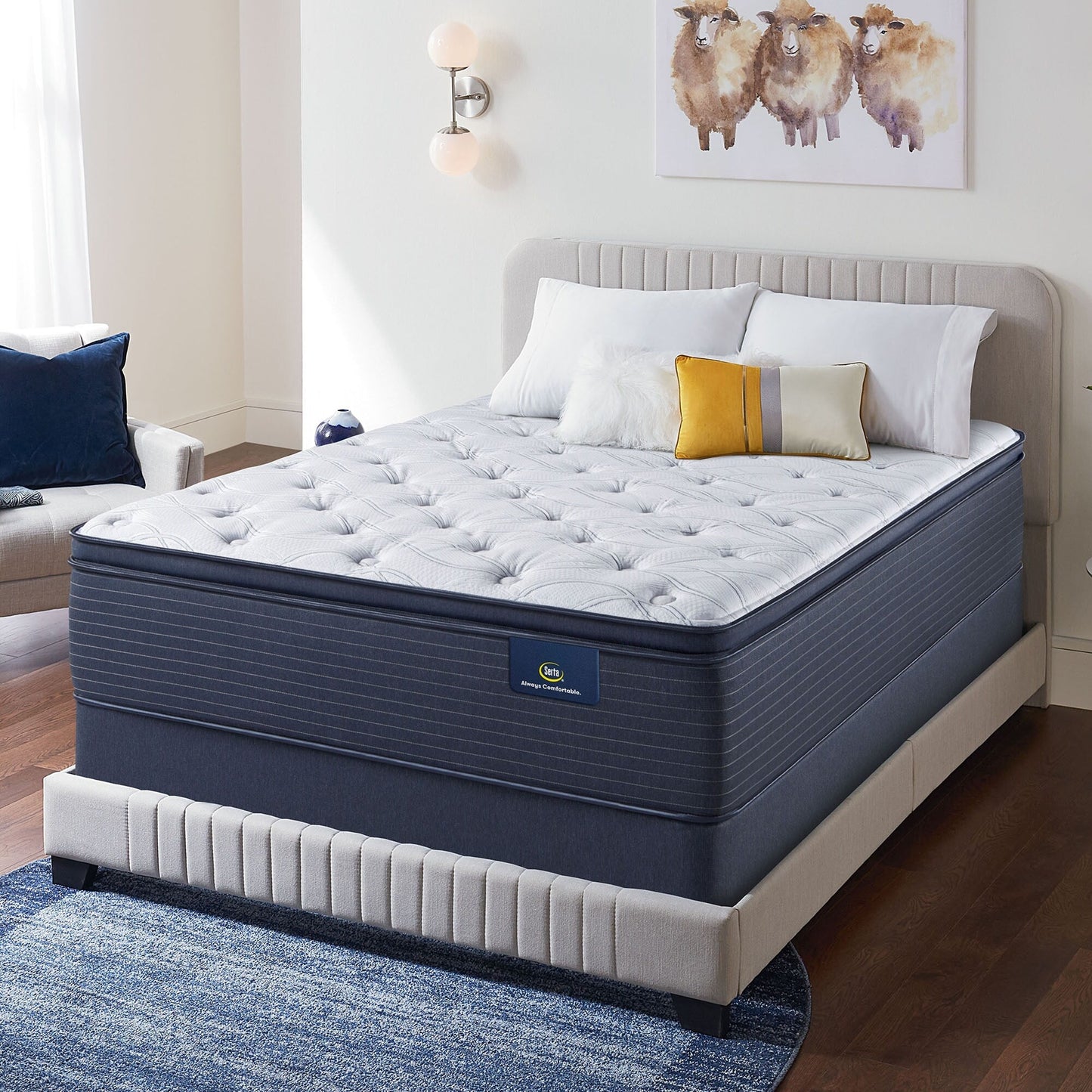 Matelas à plateau-coussin moelleux Serta Clarks Hill 15.