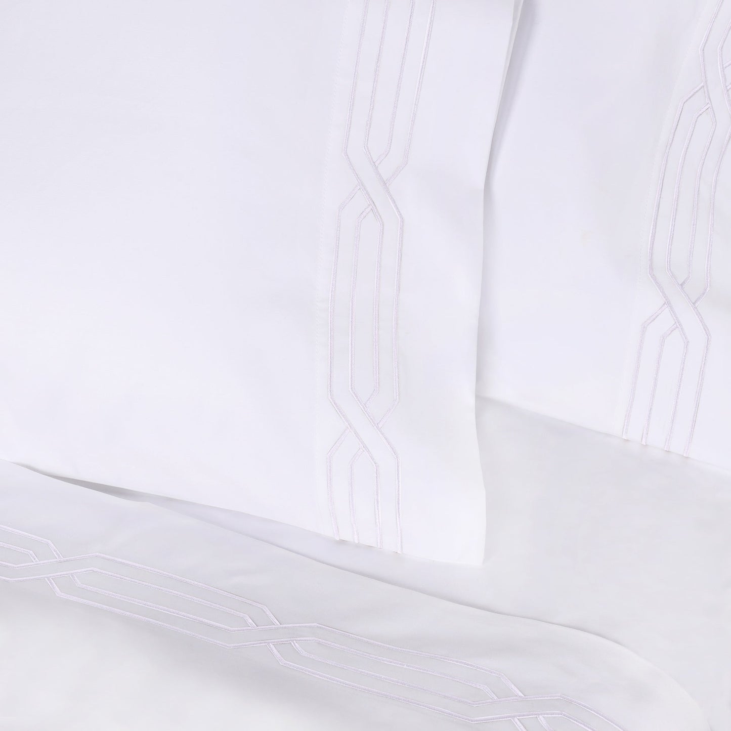 Parure de draps unie écologique en coton égyptien de qualité supérieure 1 200 fils