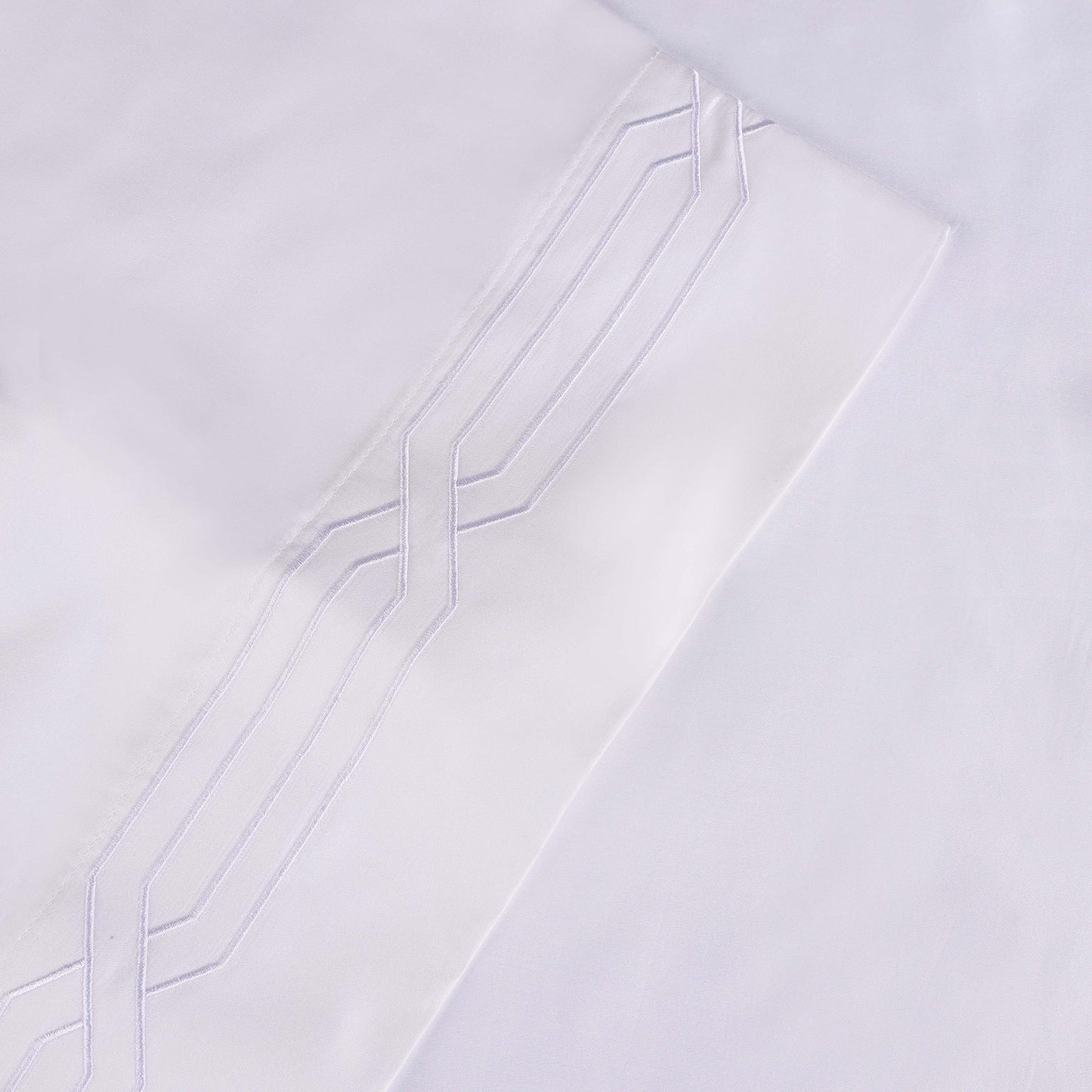 Parure de draps unie écologique en coton égyptien de qualité supérieure 1 200 fils