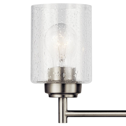 Luminaire de salle de bain Winslow à 3 lumières en nickel brossé de Kichler Lighting