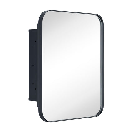 Armoire à pharmacie encastrée TEHOME WH avec miroir et étagères réglables