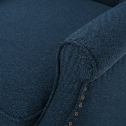 Fauteuils inclinables en tissu capitonné Walter (lot de 2) par Christopher Knight Home