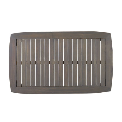 Ensemble de salon de jardin Willowbrook en bois d'acacia 4 places par Christopher Knight Home