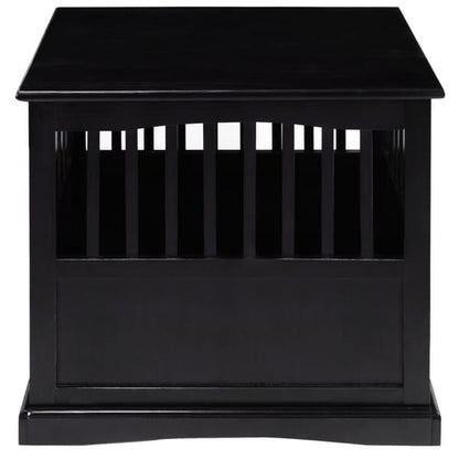 Table d'appoint en bois pour cage pour animaux de compagnie avec porte verrouillable