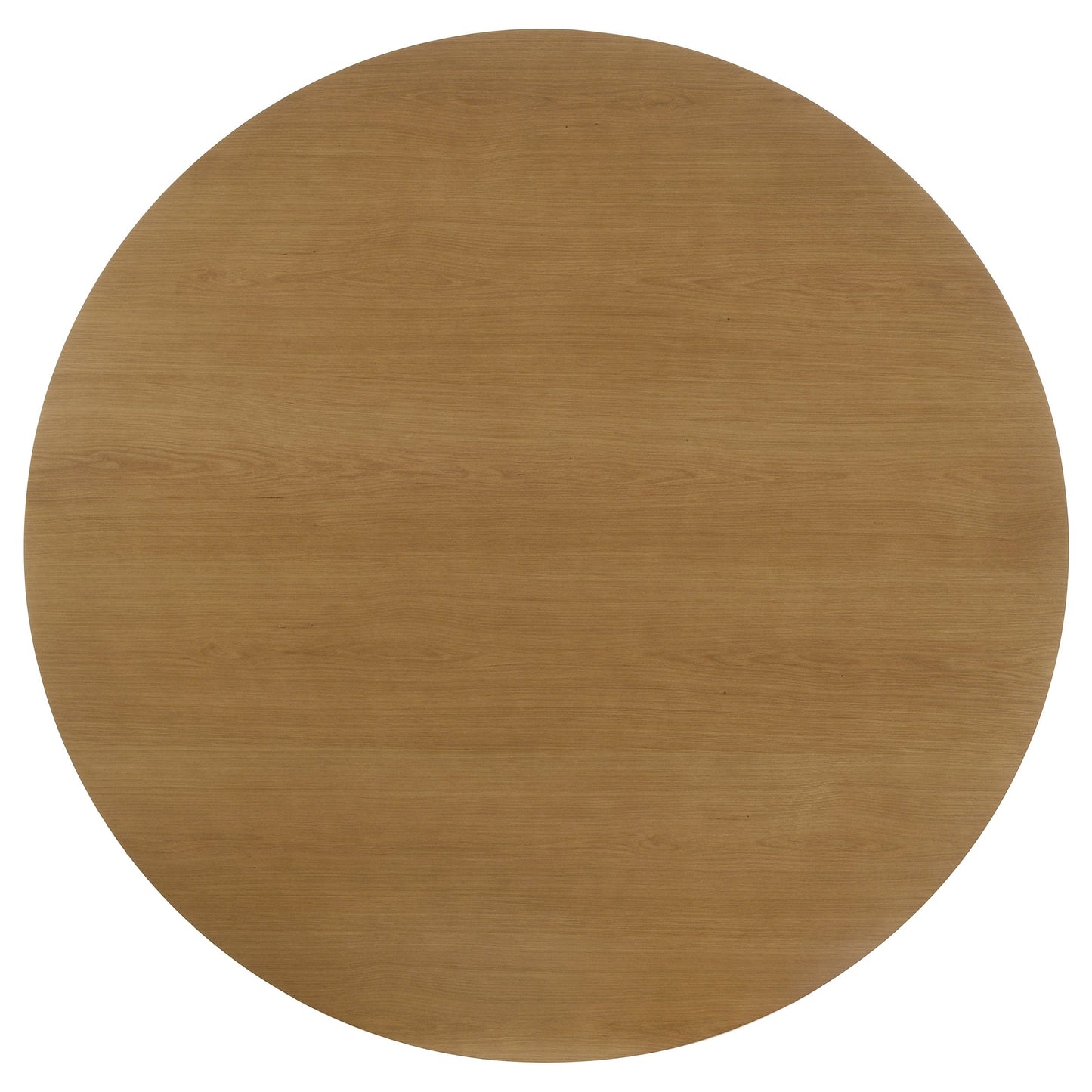 Ensemble de table à manger ronde Hartville 5 pièces, brun clair naturel