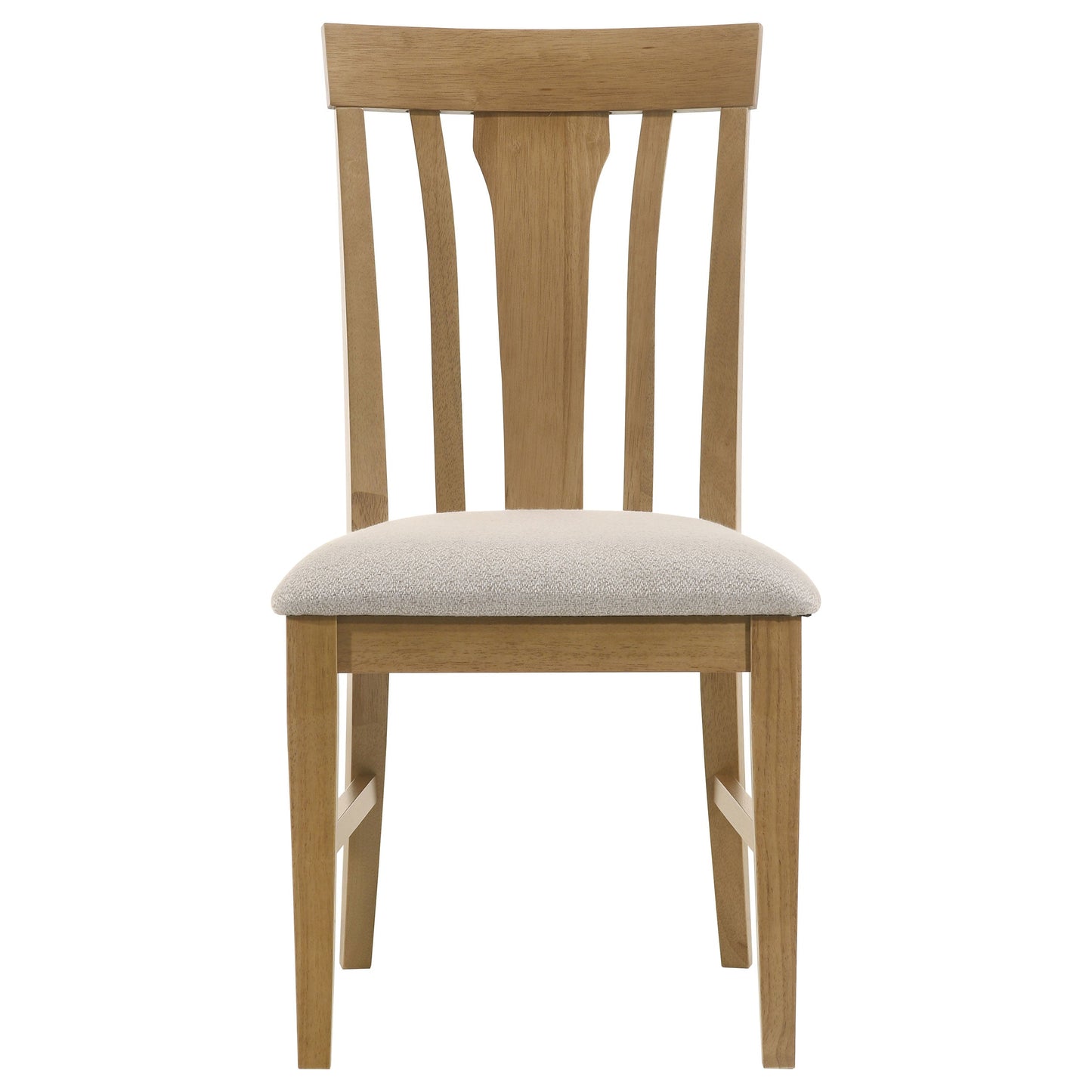 Ensemble de table à manger ronde Hartville 5 pièces, brun clair naturel