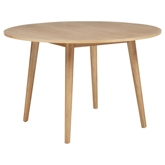 Table de salle à manger ronde en bois Andrews de 48 pouces, frêne clair