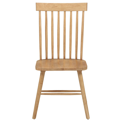Ensemble de table de salle à manger ronde en bois Andrews 5 pièces, frêne clair
