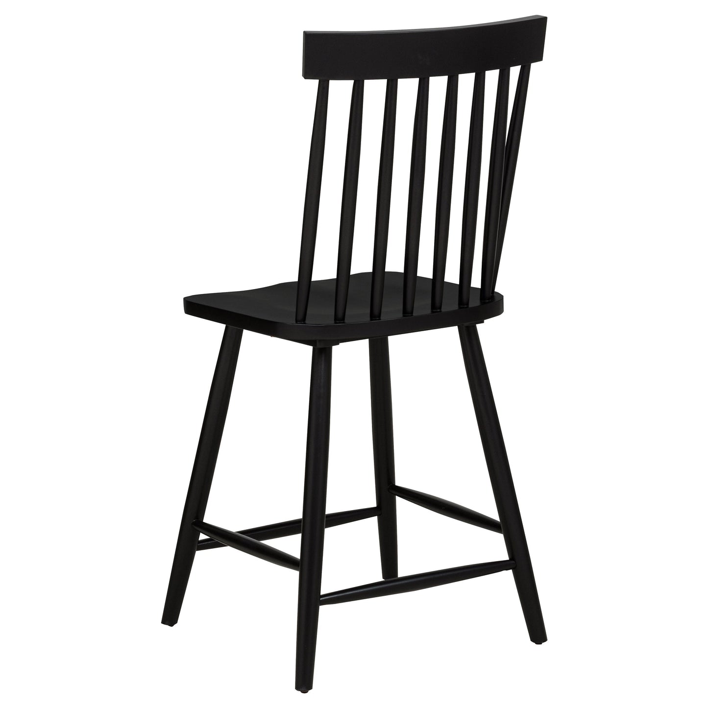 Chaise de salle à manger hauteur comptoir Andrews Windsor noire