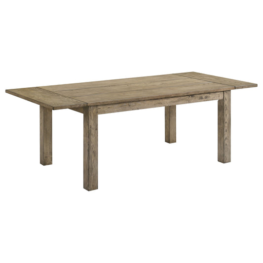 Table à manger extensible en bois massif Cardova de 87 pouces, chêne vigne