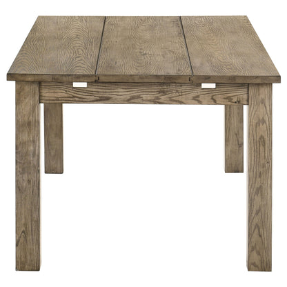 Table à manger extensible en bois massif Cardova de 87 pouces, chêne vigne