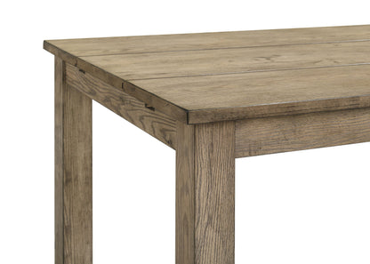 Table à manger extensible en bois massif Cardova de 87 pouces, chêne vigne