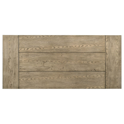 Table à manger extensible en bois massif Cardova de 87 pouces, chêne vigne