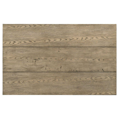 Table à manger extensible en bois massif Cardova de 87 pouces, chêne vigne