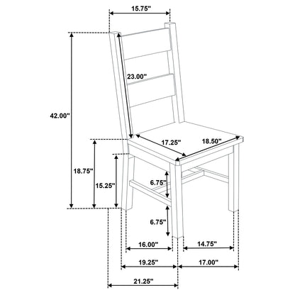 Ensemble de salle à manger avec table extensible Cardova 5 pièces en chêne vigne