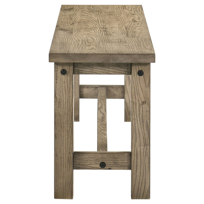 Banc de salle à manger en bois massif Cardova 51 pouces, chêne vigne