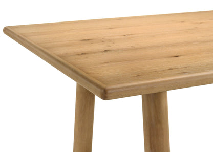 Table de salle à manger rectangulaire Duncan 71 pouces en bois de chêne délavé