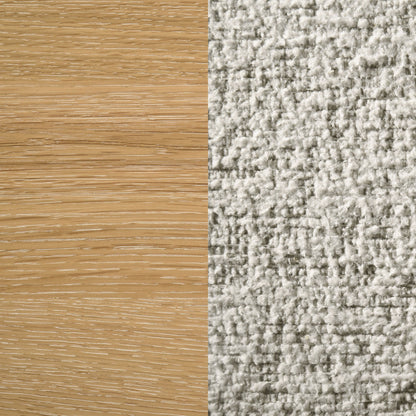 Chaise de salle à manger Duncan à dossier échelle en chêne délavé (lot de 2)