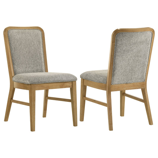 Chaise de salle à manger Croyden, aspect naturel vieilli (lot de 2)