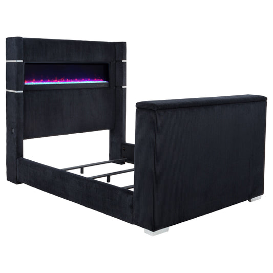 Lit TV à oreilles Tisdall Queen Flame Visualizer noir