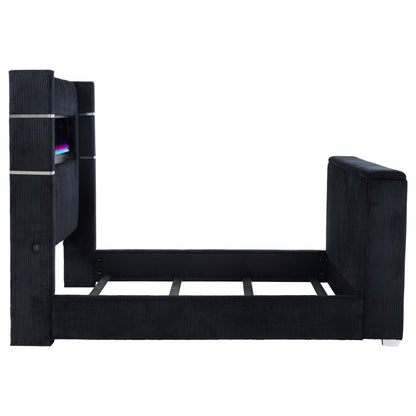 Lit TV à oreilles Tisdall Queen Flame Visualizer noir