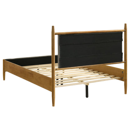 Lit plateforme Mason de 46 pouces, gris et marron clair