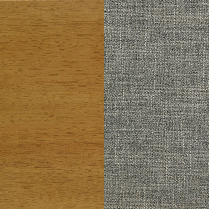 Lit plateforme Mason de 46 pouces, gris et marron clair