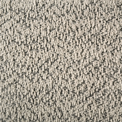 Canapé à accoudoirs ronds rembourré en tissu Dorset marron