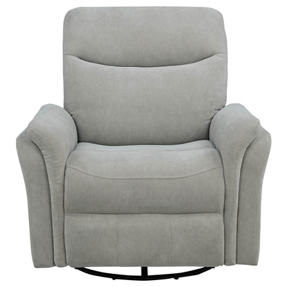 Fauteuil inclinable pivotant électrique rembourré Adler Ivoire