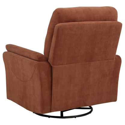 Fauteuil inclinable pivotant électrique rembourré Adler rouille
